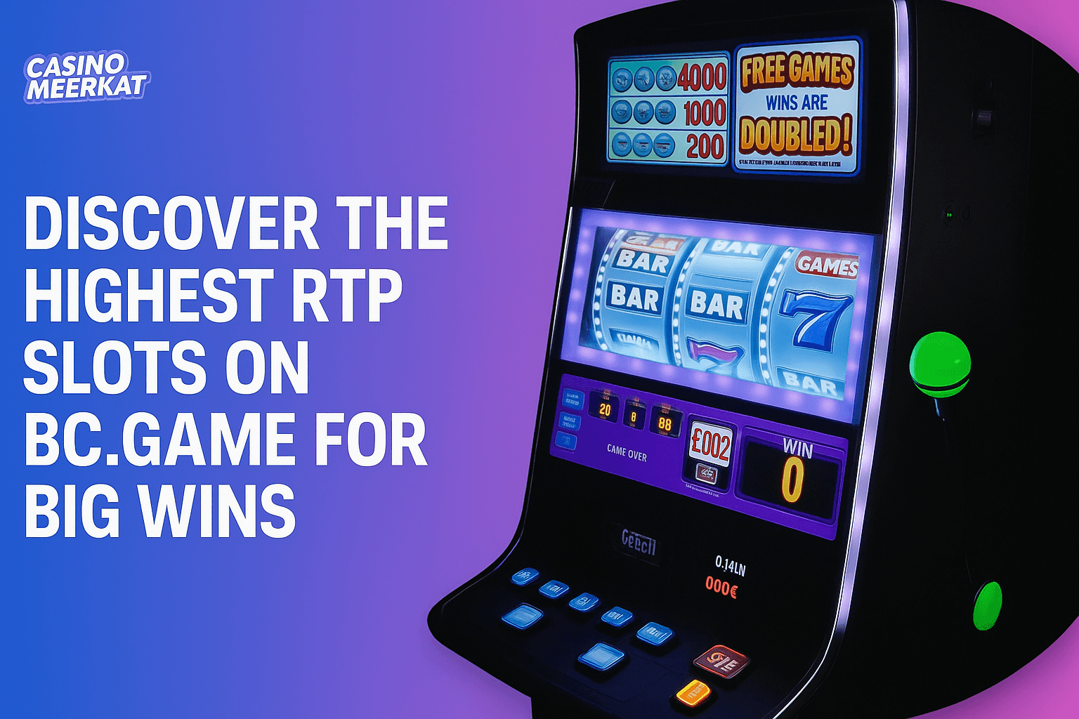 Highest RTP Slots on BC.GAME