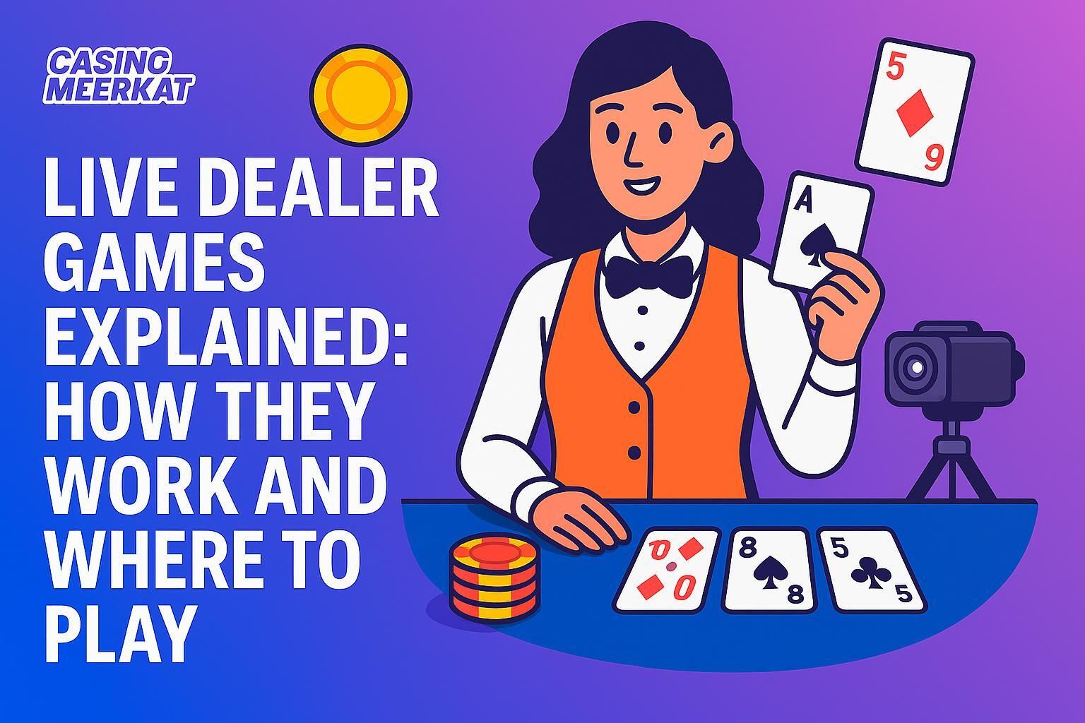 Live Dealer Games Explained: How They Work and Where to Play