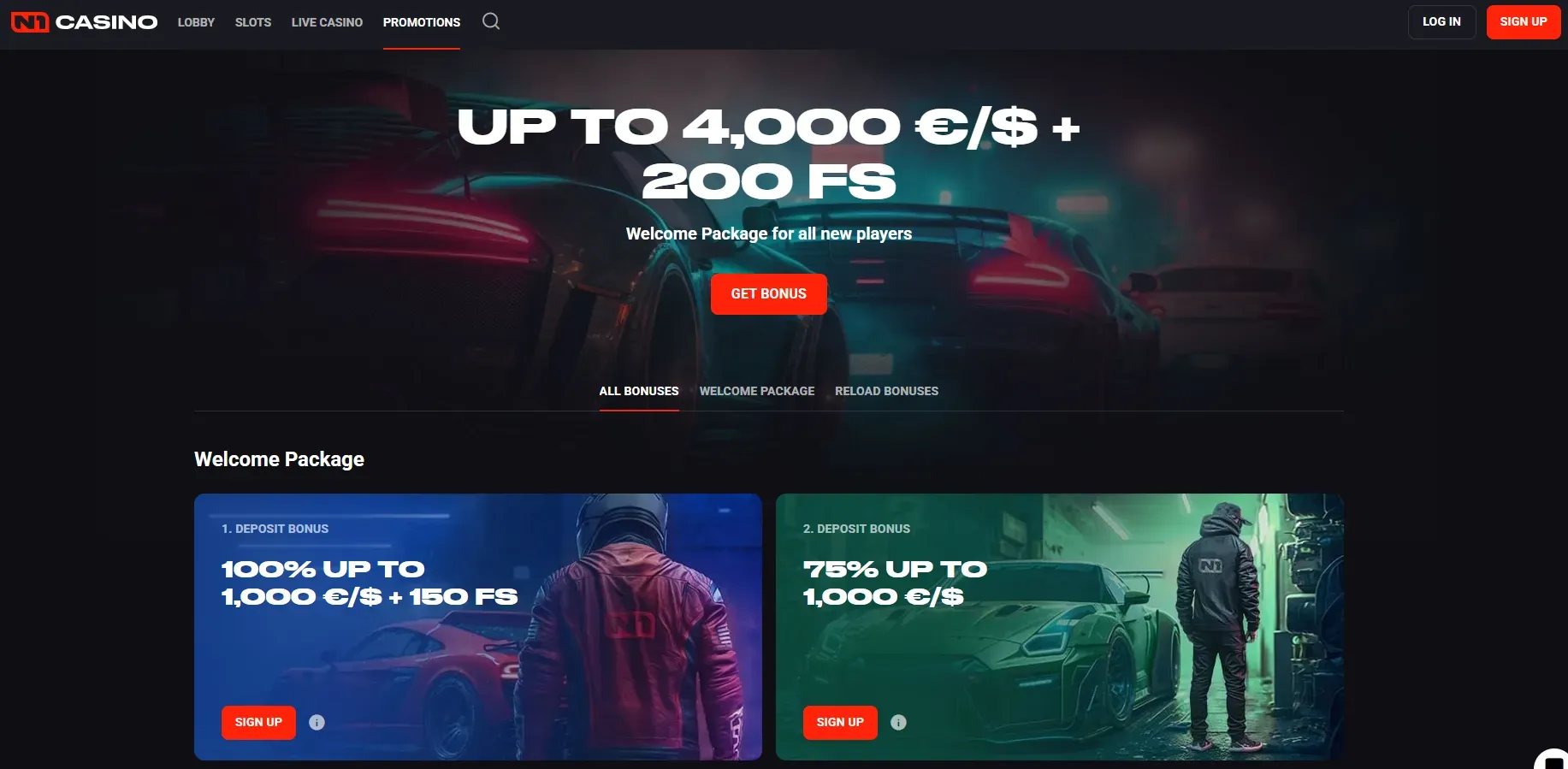 N1 home page