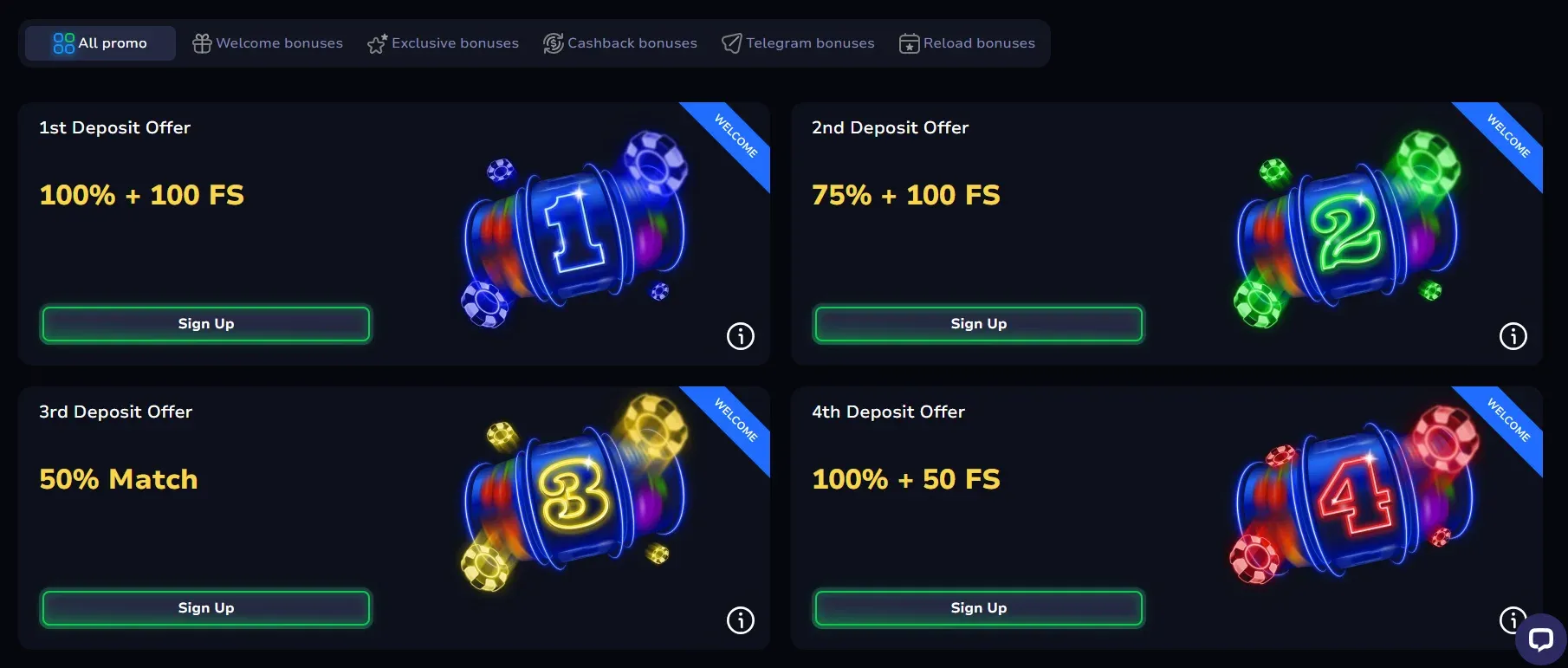 7Bit Casino home page