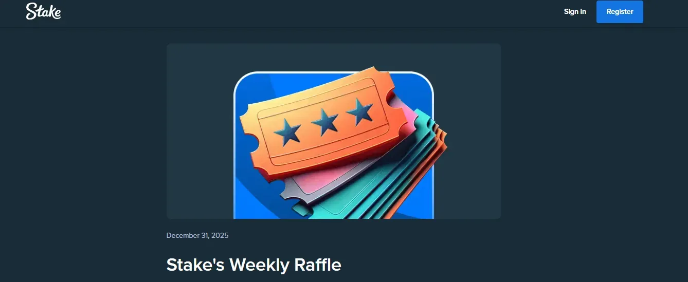 Stake home page