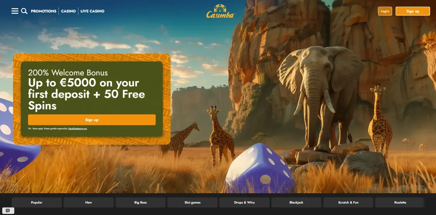 Casimba home page