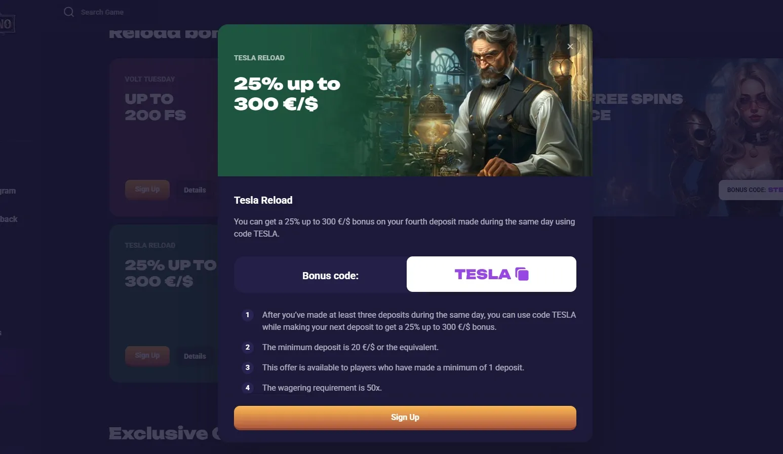 Spirit Casino home page
