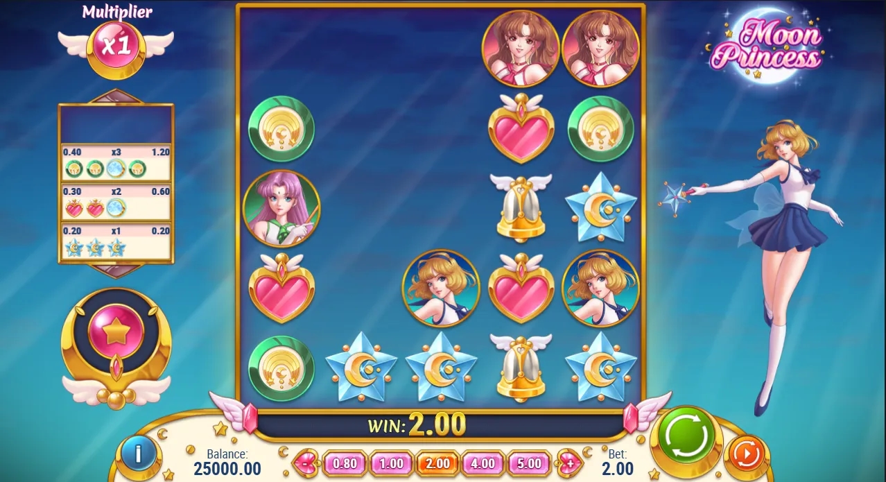 Moon Princess Slot Gameplay