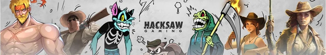 Banner dos slots demo da Hacksaw Gaming