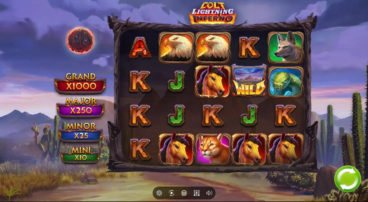 Colt Lightning Inferno Slot Demo Gameplay