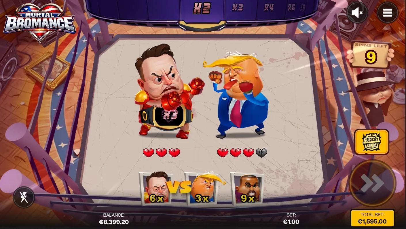 Mortal Bromance Slot Bonus Features
