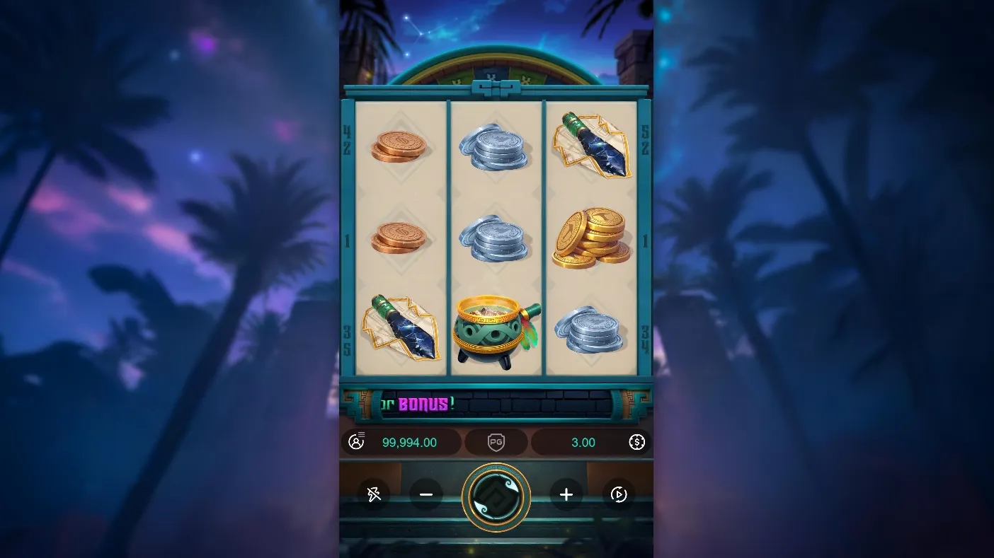Captura de tela do jogo do slot demo Mayan Destiny da PG Soft