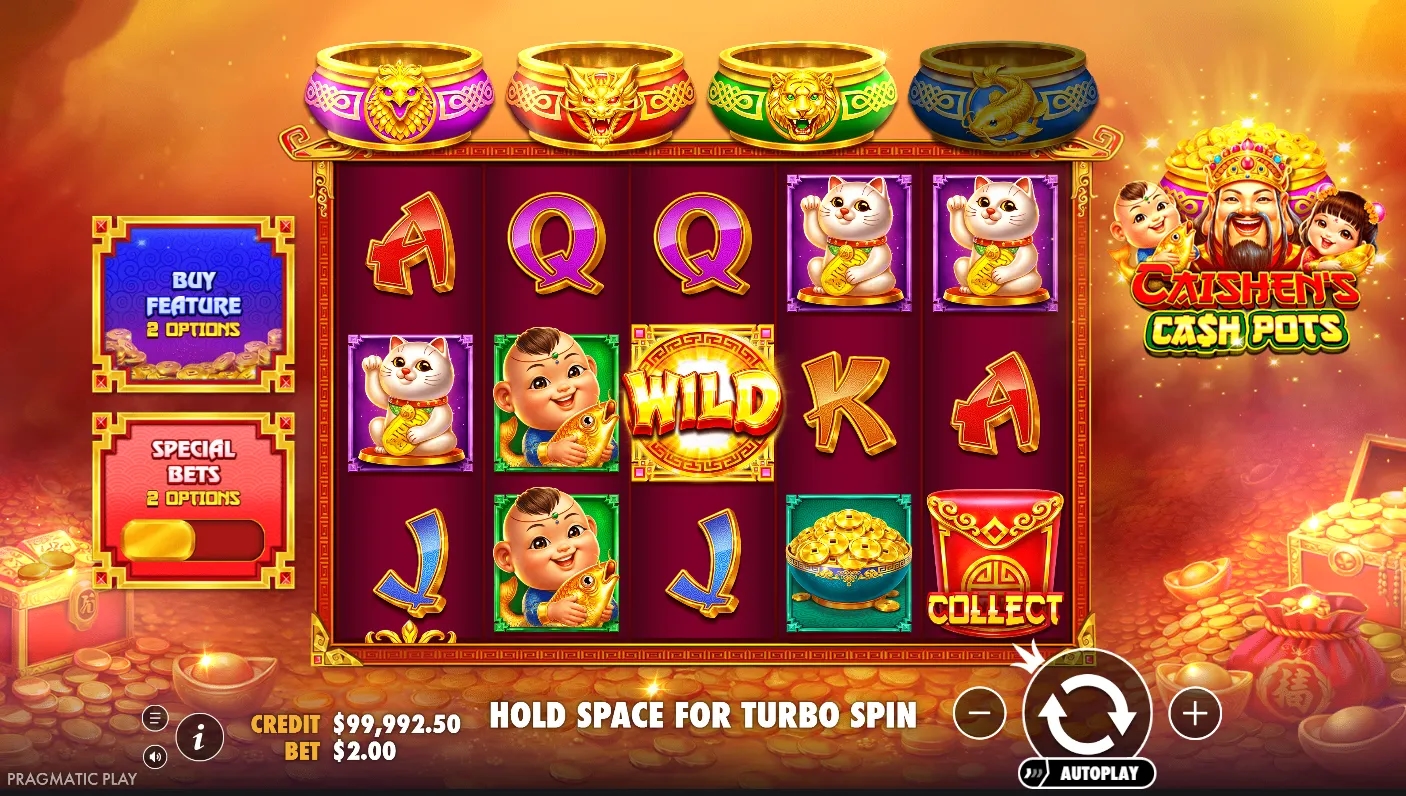 Caishens Cash Pots Slot Gameplay