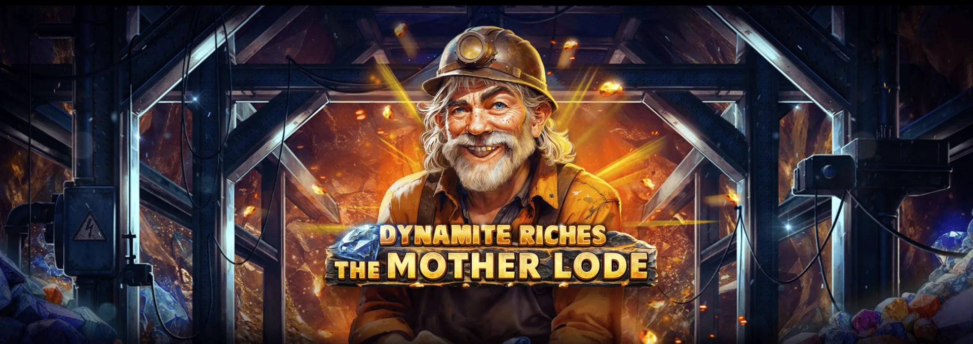 Dynamite Riches the mother lode slot banner