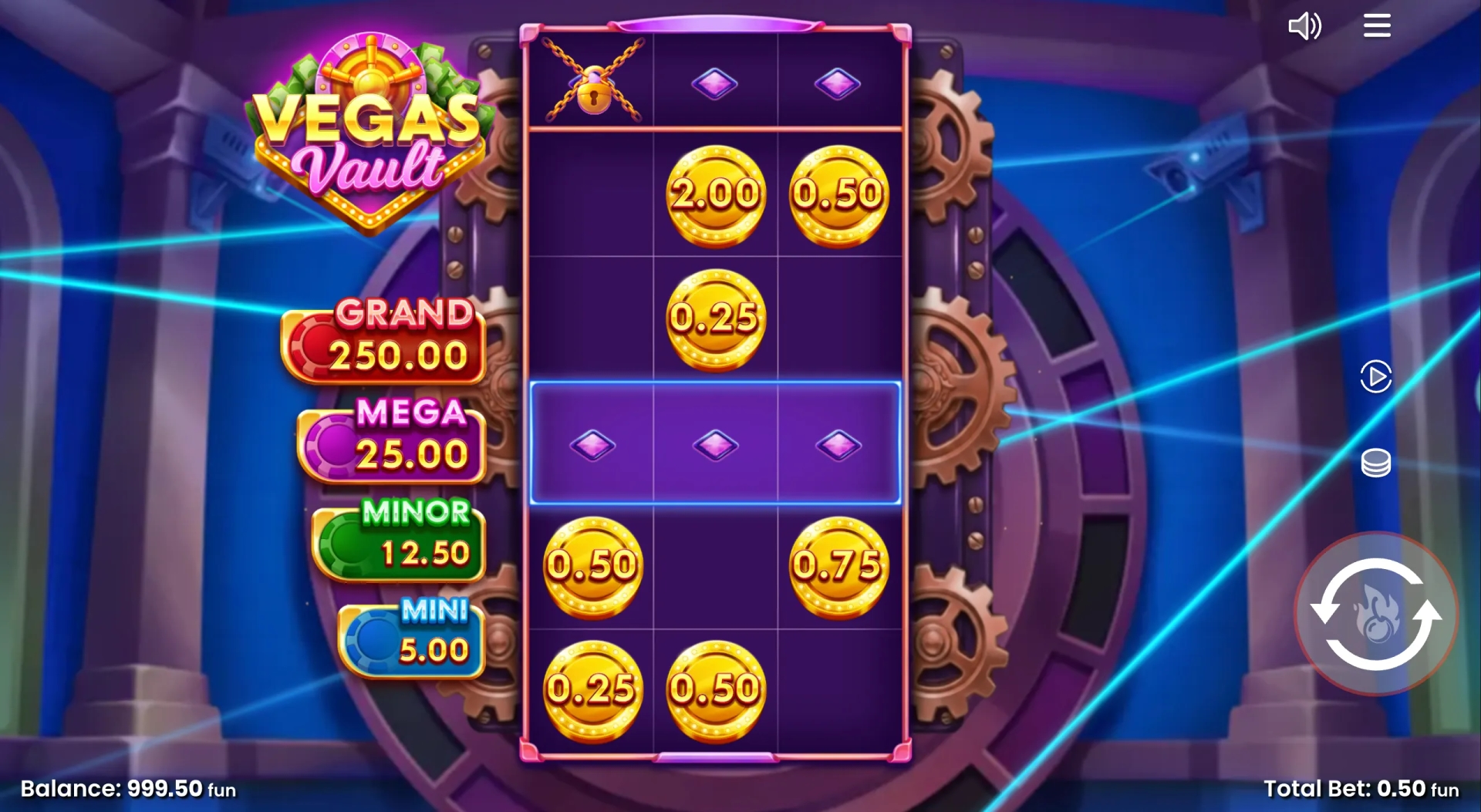 Vegas Vault Slot Gameplay
