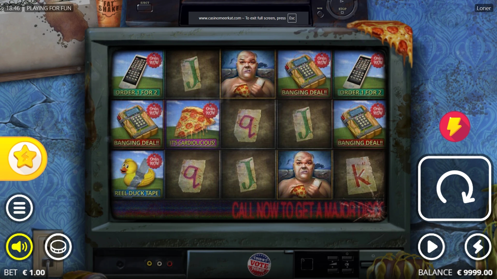 Loner Slot Gameplay