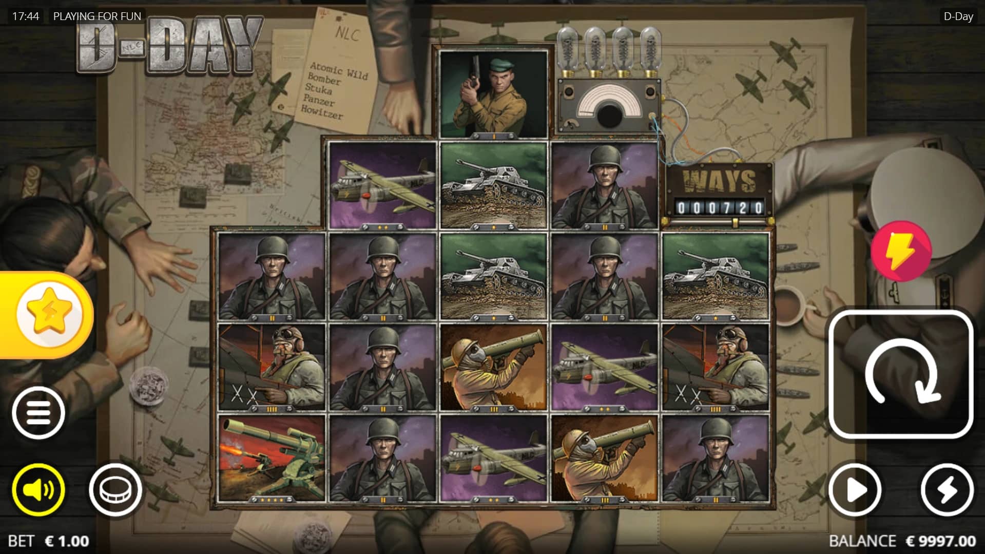 D Day Slot Gameplay