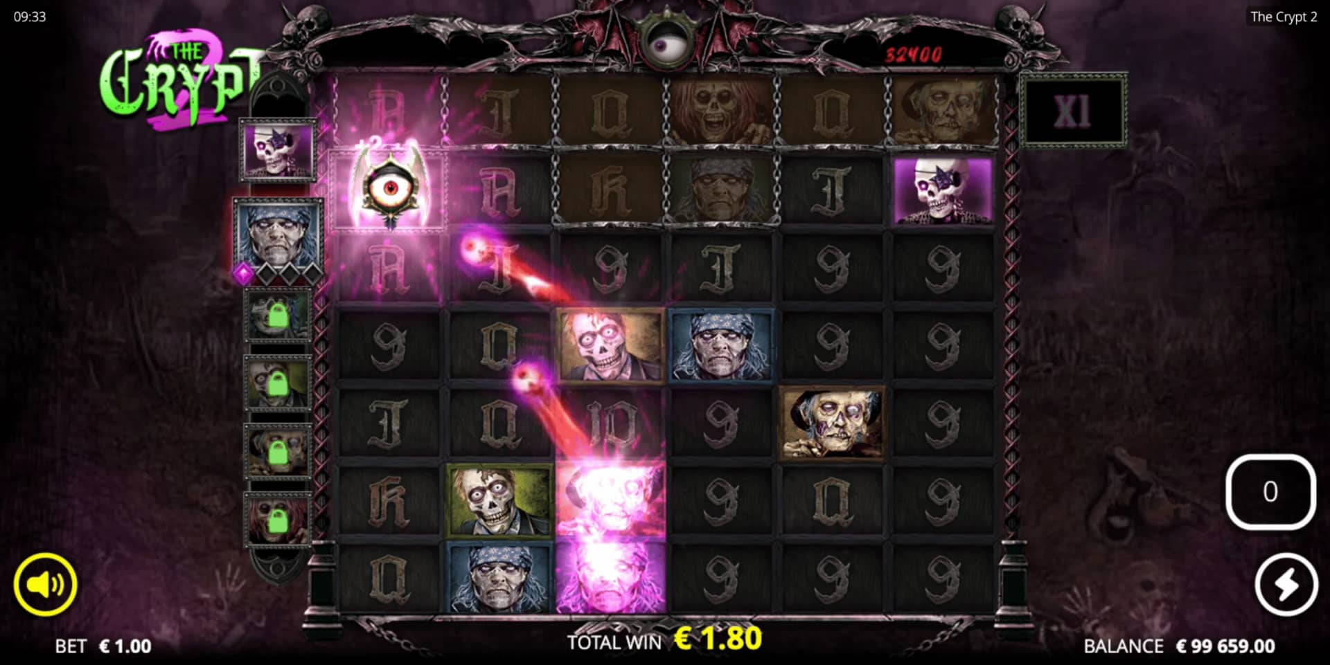 Crypt 2 Slot Gameplay