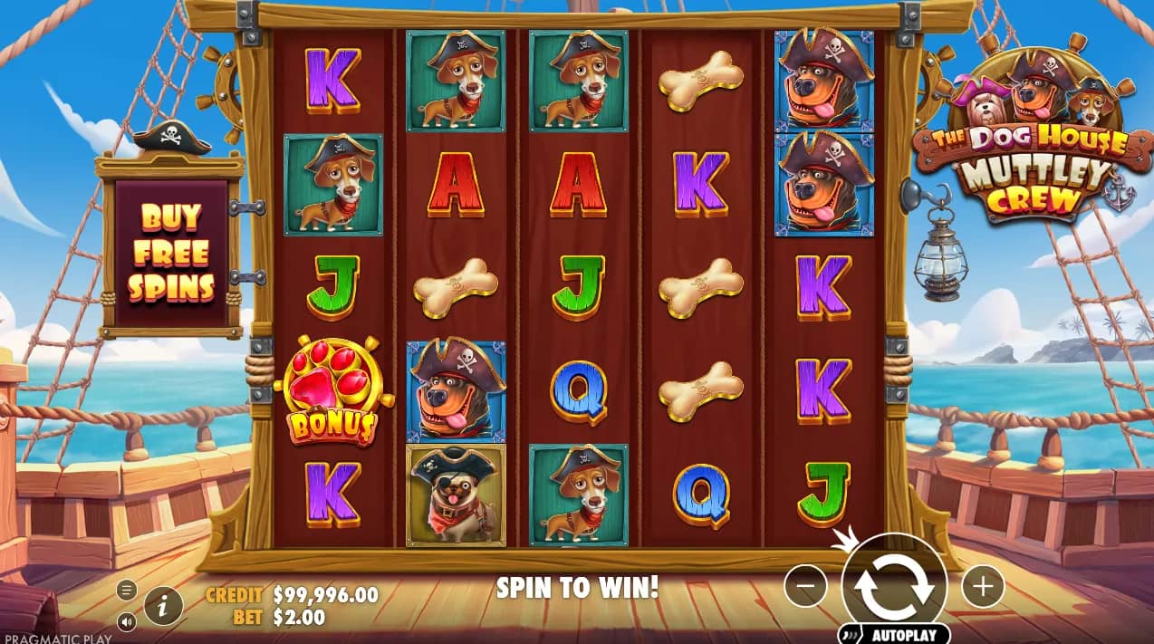 The Dog House - Muttley Crew Slot Gameplay 