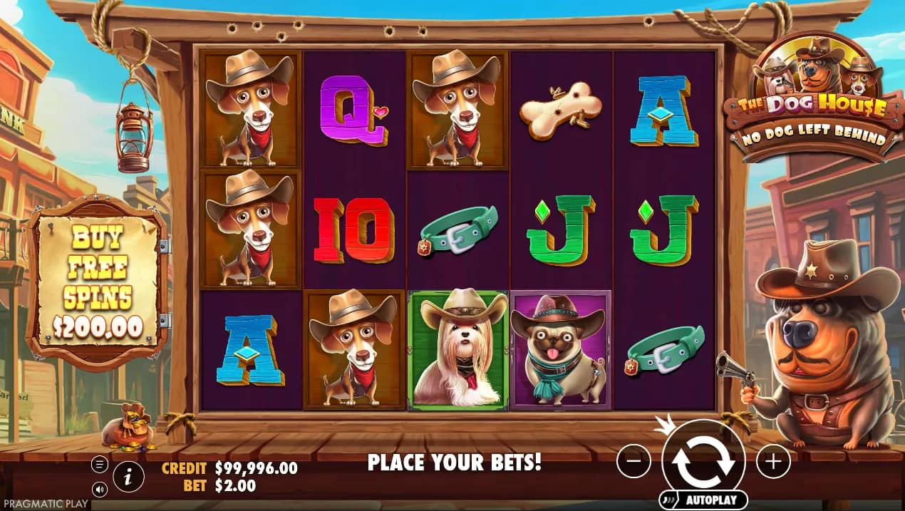 The Dog House - No Dog Left Behind Slot Gameplay