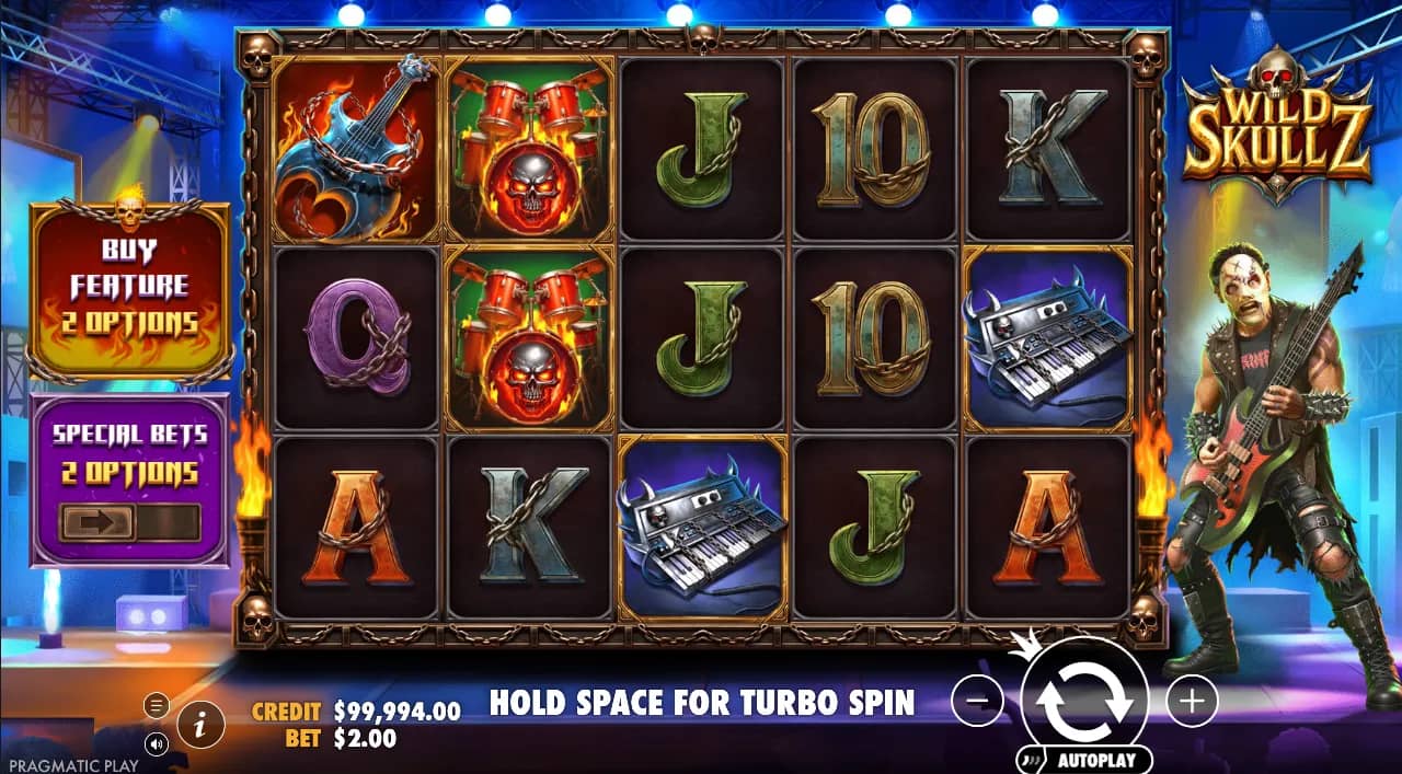 Wild Skullz Slot Demo Gameplay