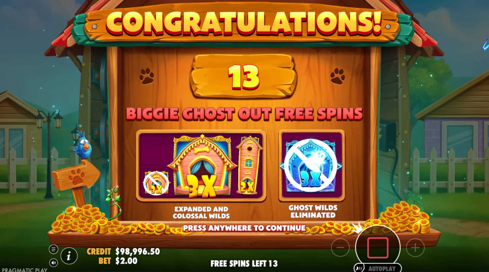 The Big Dog House Slot - Free Spins