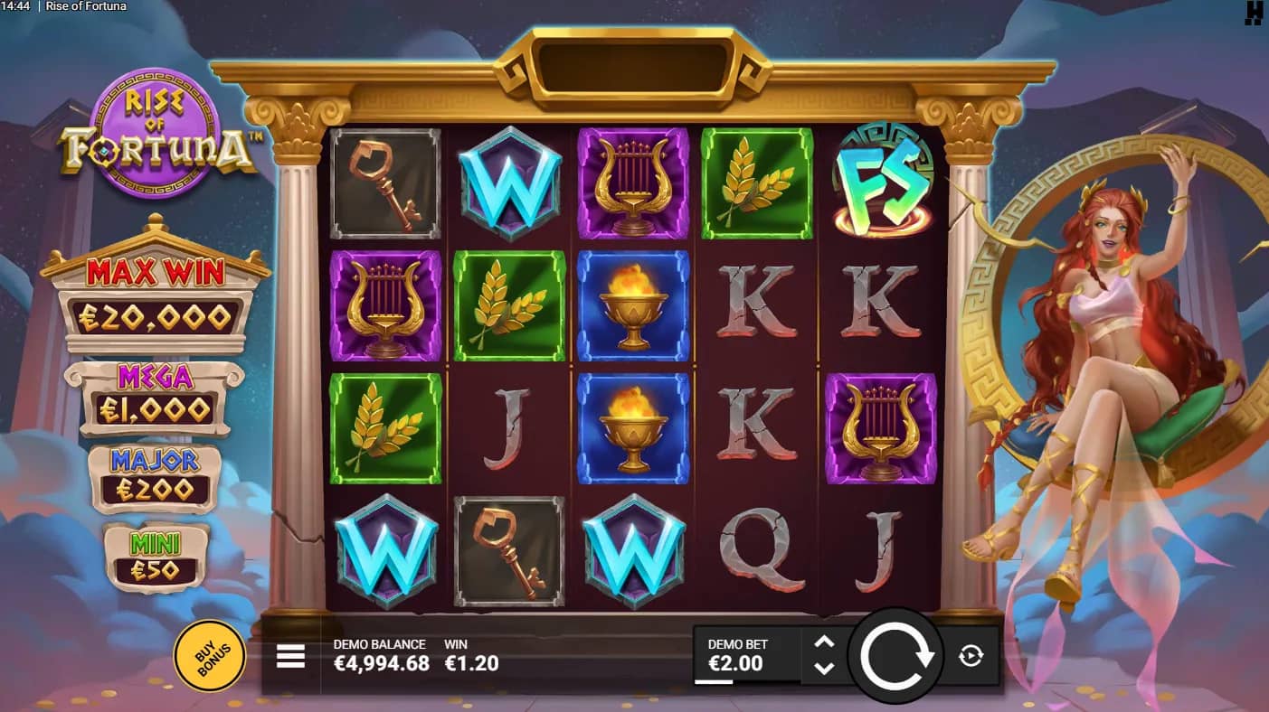 Rise of Fortuna Slot Gameplay