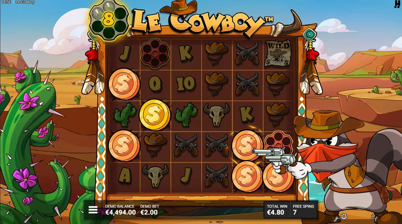 Le Cowboy Slot Bonus Feature