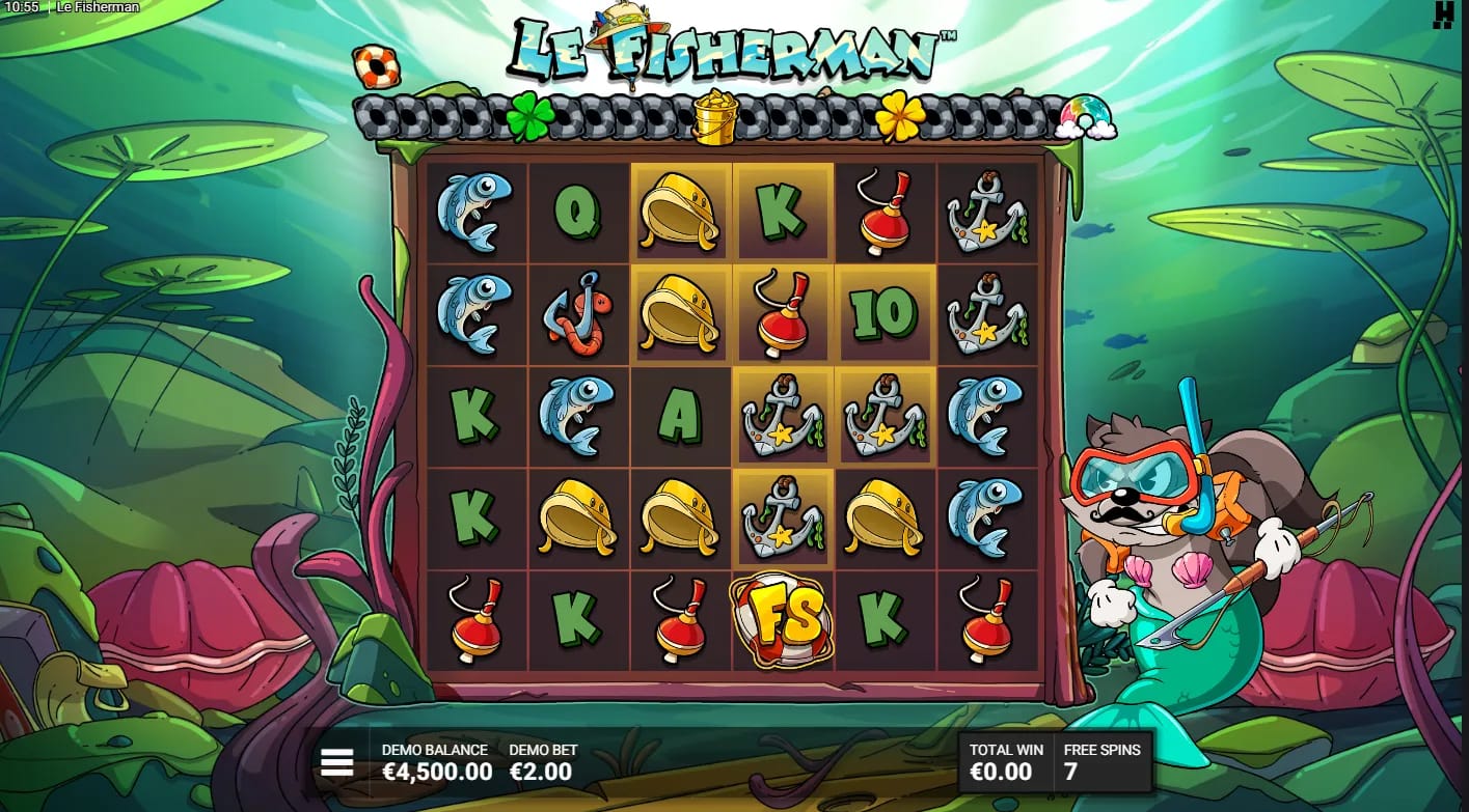 Le Fisherman Slot Bonus Buy Gameplay