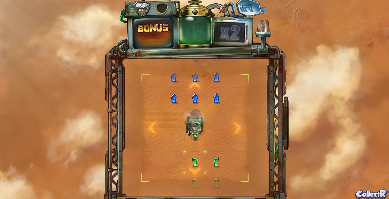 Gameplay-Screenshot des Rogue Rats of Nitropolis Demo-Slots von Elk Studios