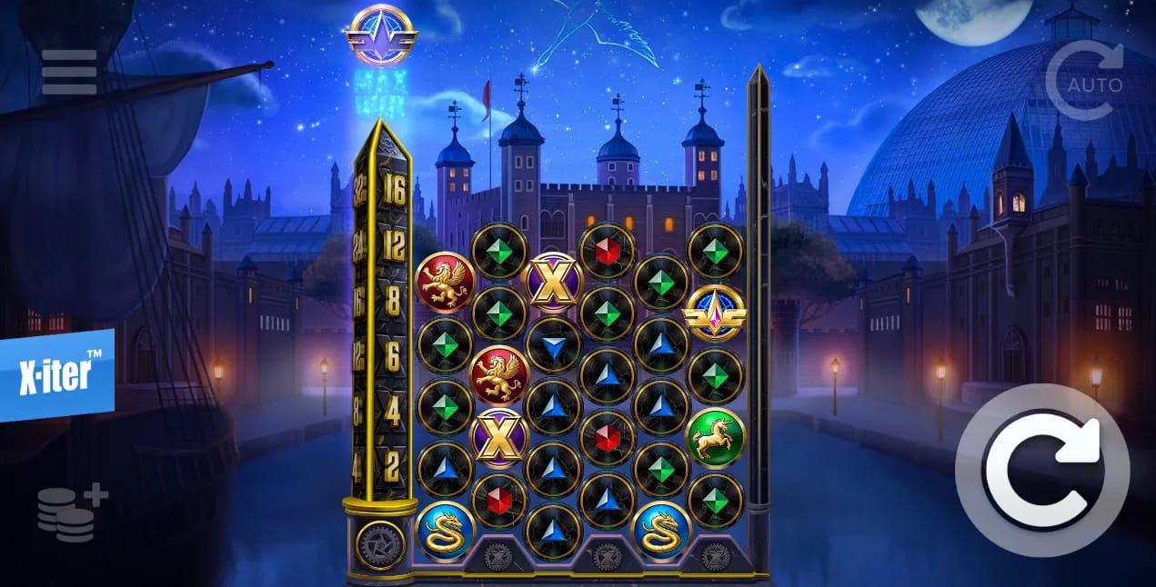 Capture d'écran du jeu de la machine à sous démo Cygnus 4 de Elk Studios