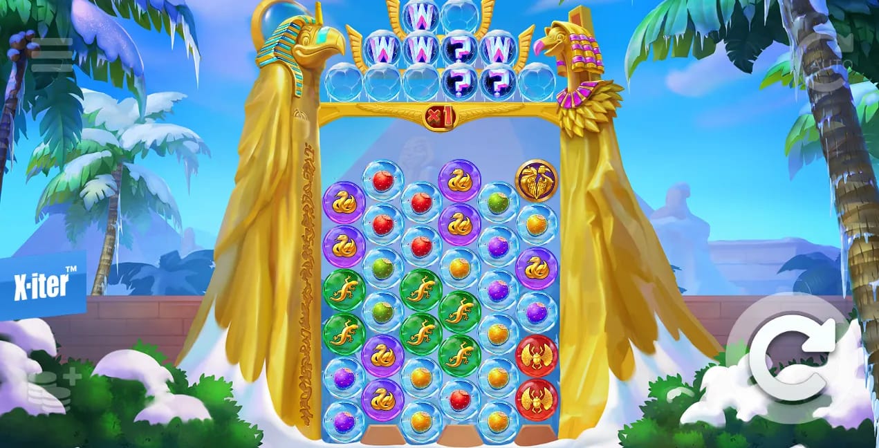 Gameplay-Screenshot des Tropicool 3 Demo-Slots von Elk Studios