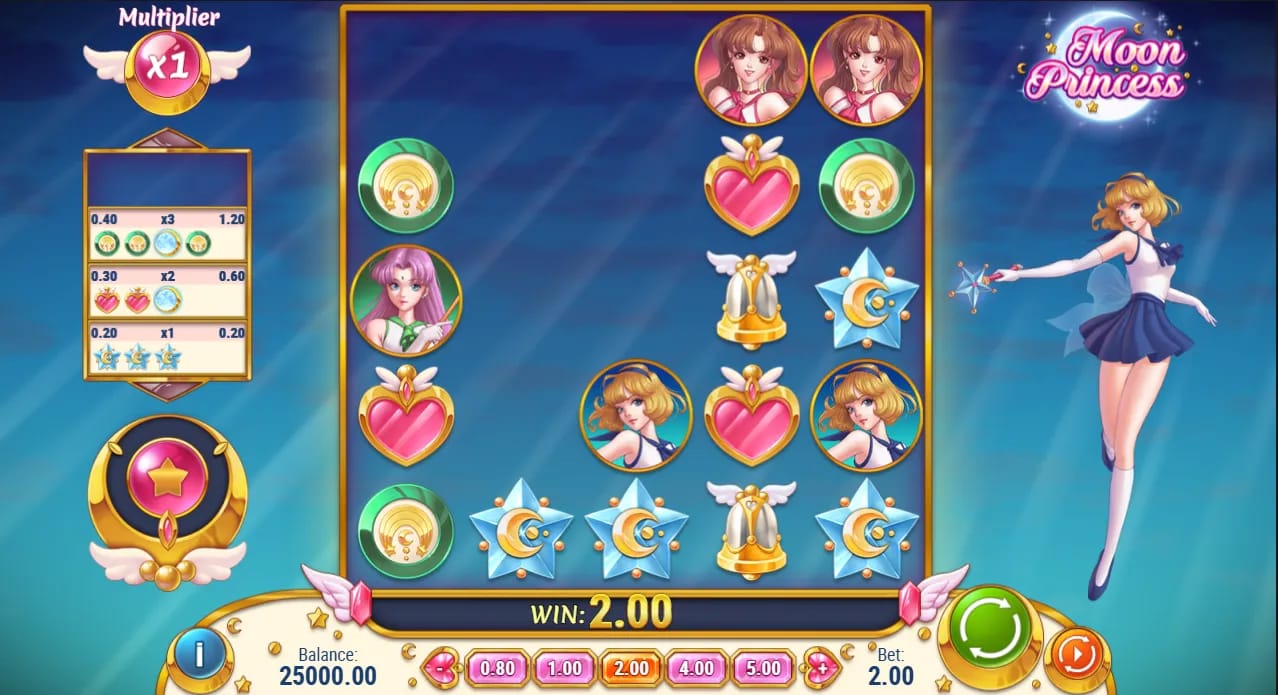 Moon Princess Slot Gameplay