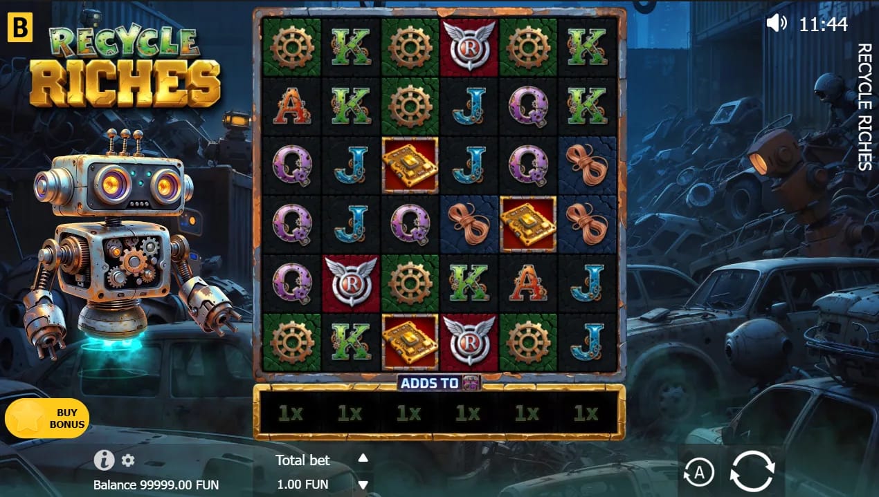 Recycle Riches Slot Demo Gameplay