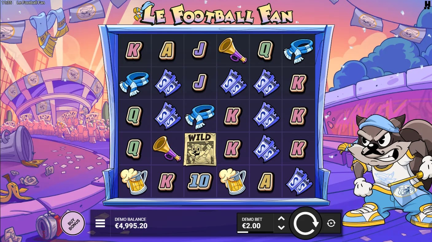 Le Football Fan Slot Gameplay