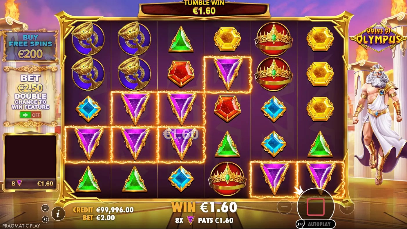 Gates of Olympus Slot Gameplay