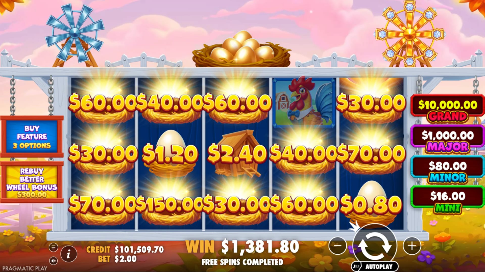 Bonus Barn House Bonanza Bonus Feature