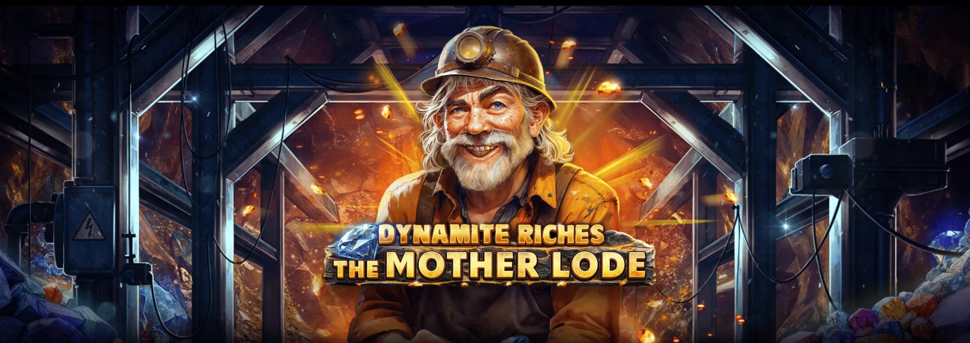 Dynamite Riches the mother lode slot banner