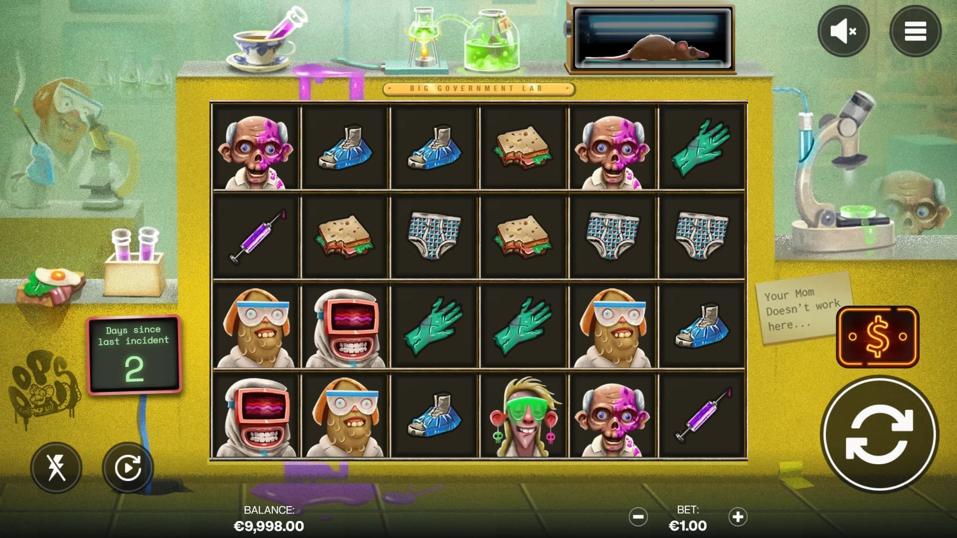 Oops Slot Gameplay