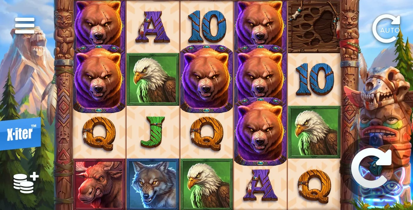Grizzly Stampede Demo Slot by ELK Studios Gameplay Screenshot