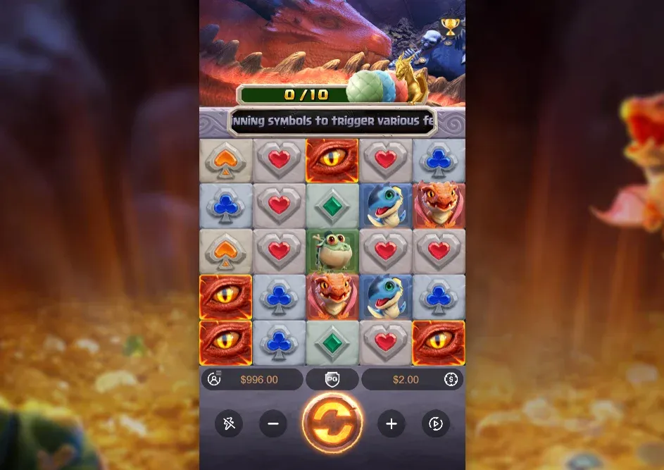 Dragon Hatch Demo Slot by PG Soft Gameplay Screenshot