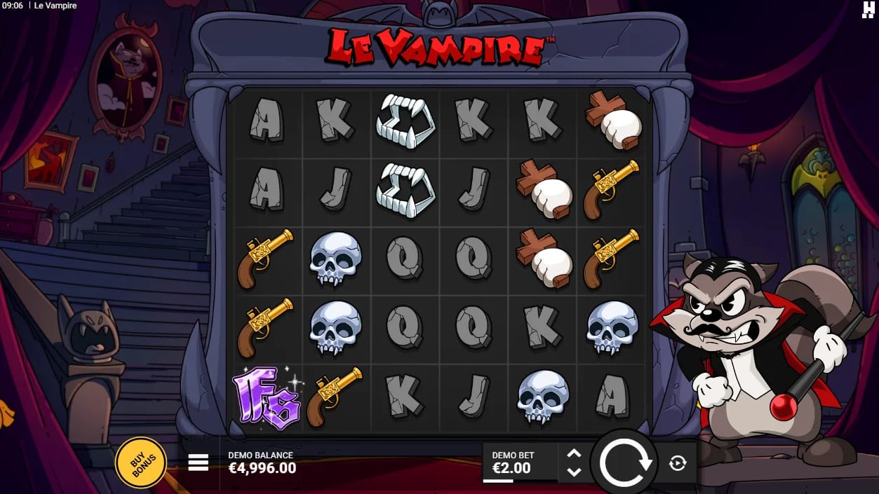 Le Vampire Demo Slot by Hacksaw Gaming Gameplay Screenshot