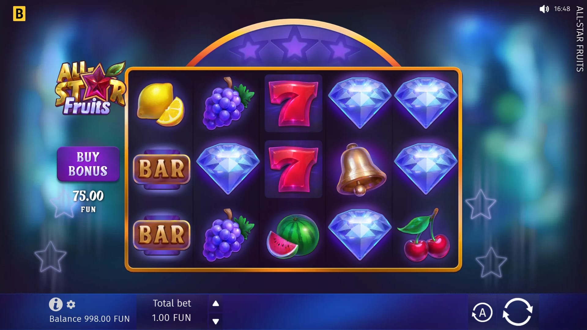 All-Star Fruits Slot Gameplay