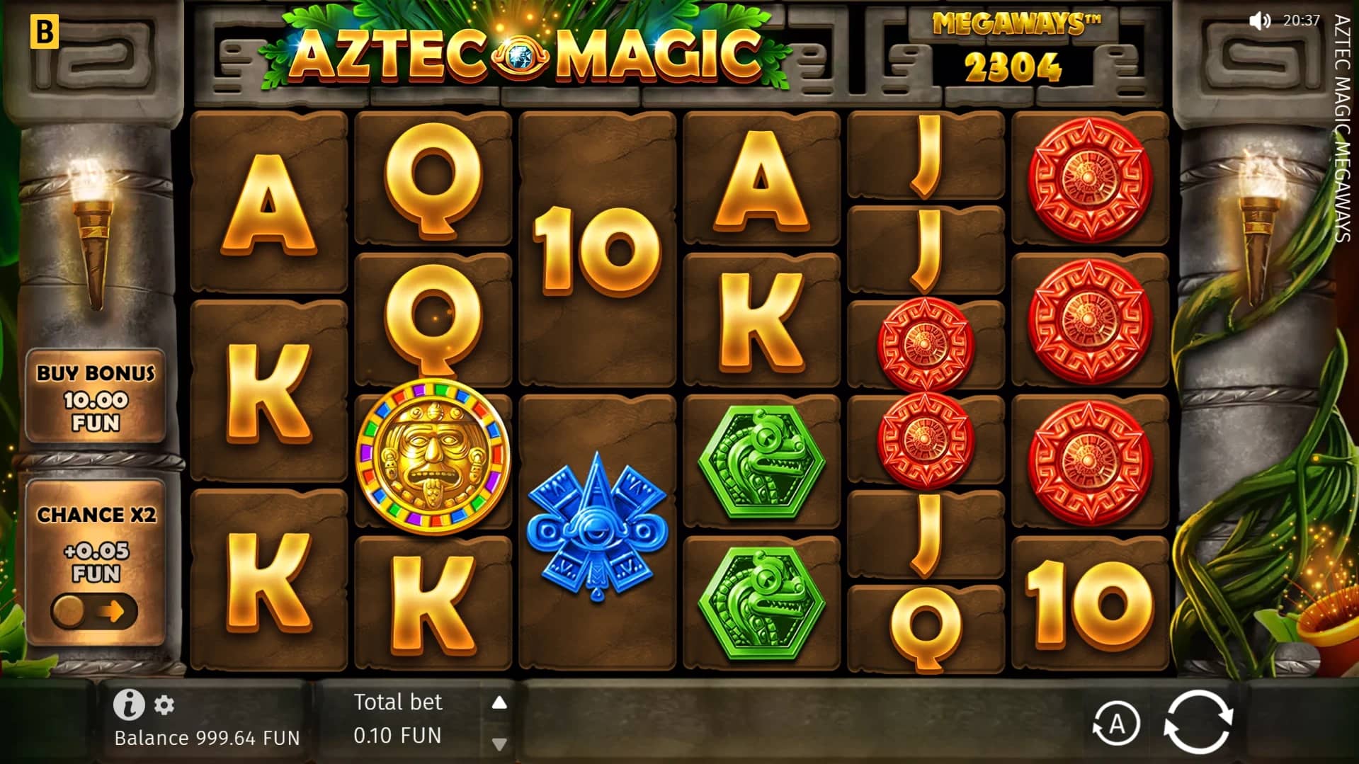 Aztec Magic Megaways Slot Gameplay