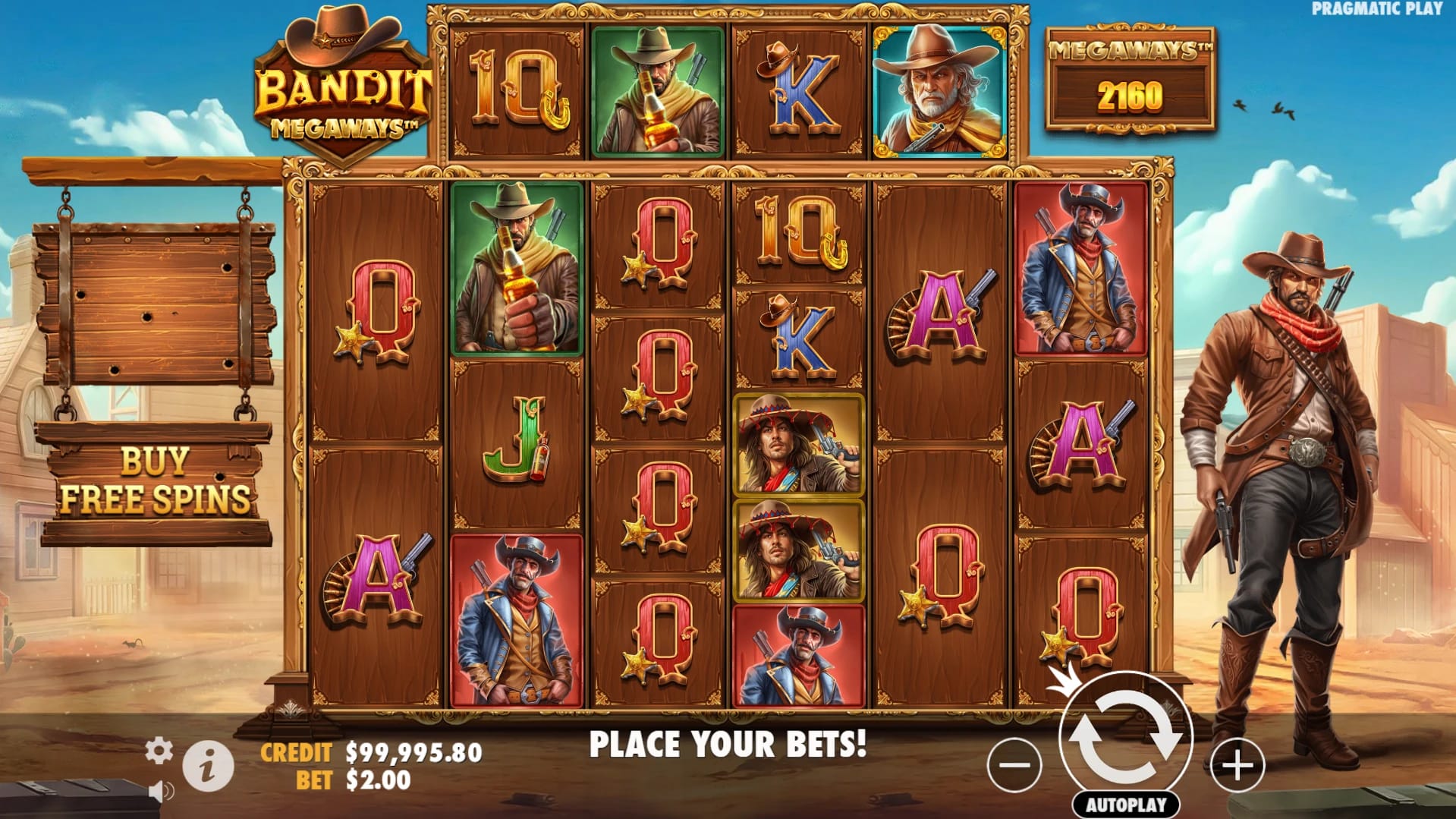 Bandit Megaways Slot Gameplay