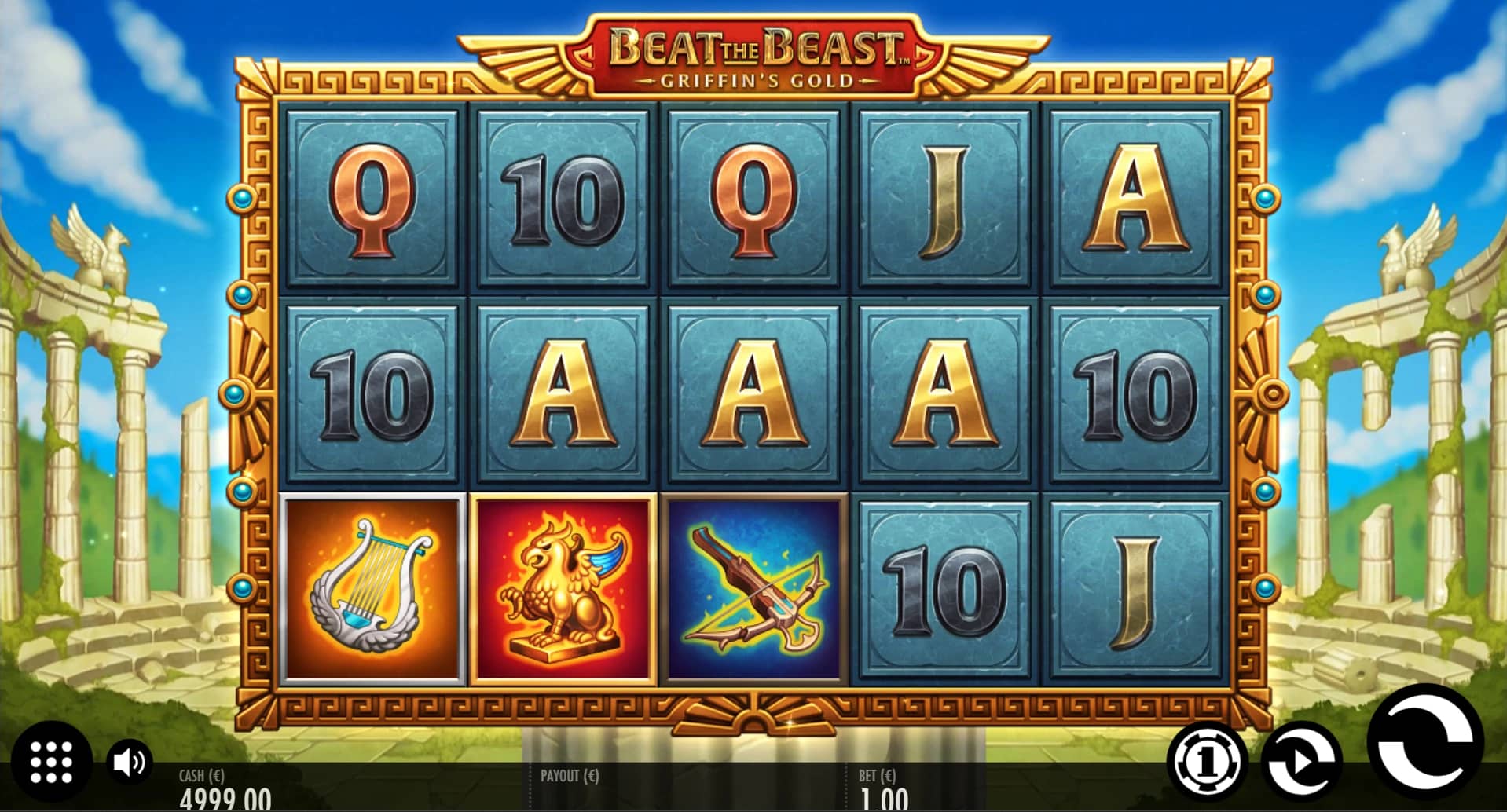 Beat the Beast Griffin's Gold Slot Gameplay