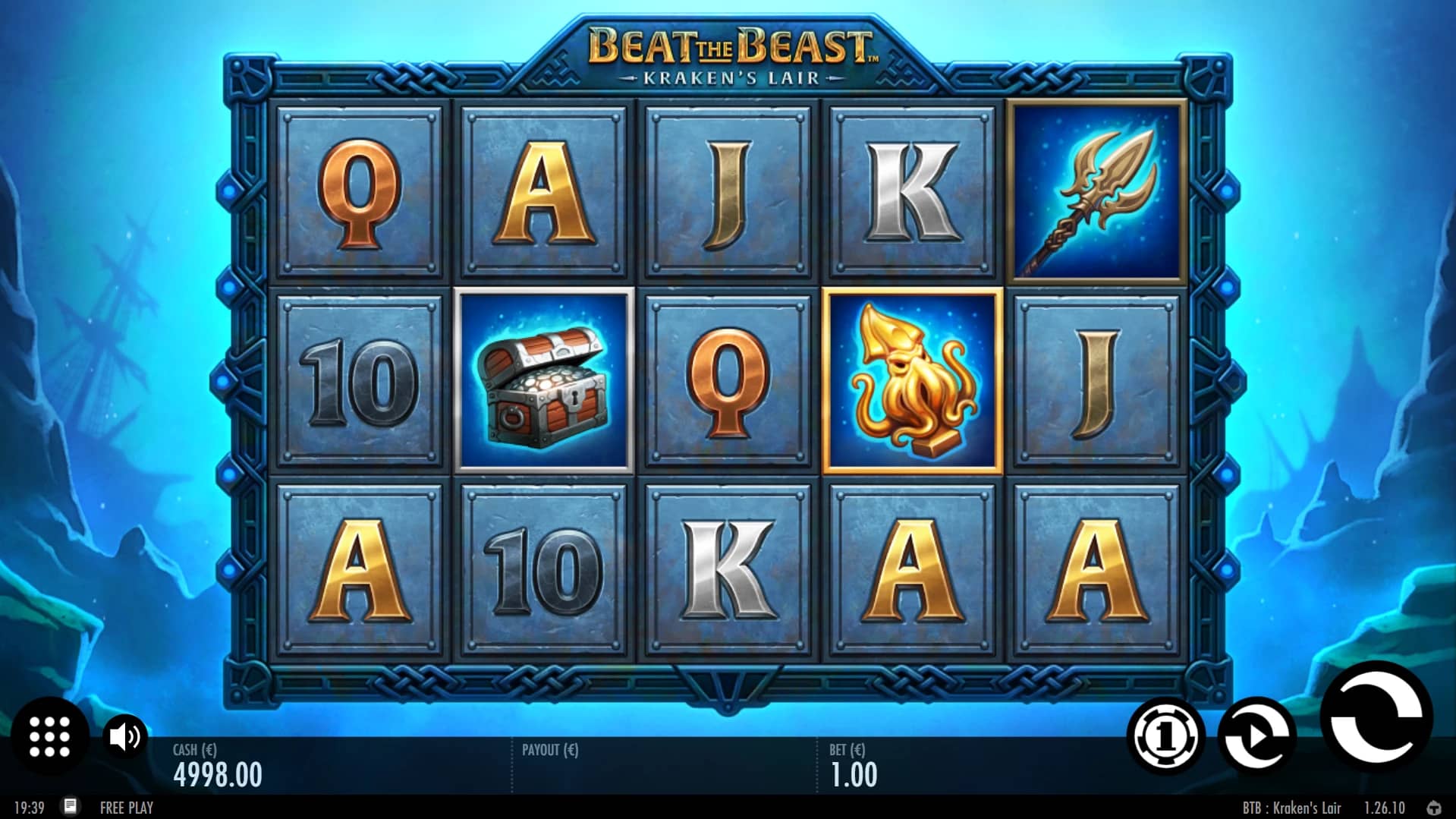 Beat the Beast Kraken's Lair Slot Gameplay
