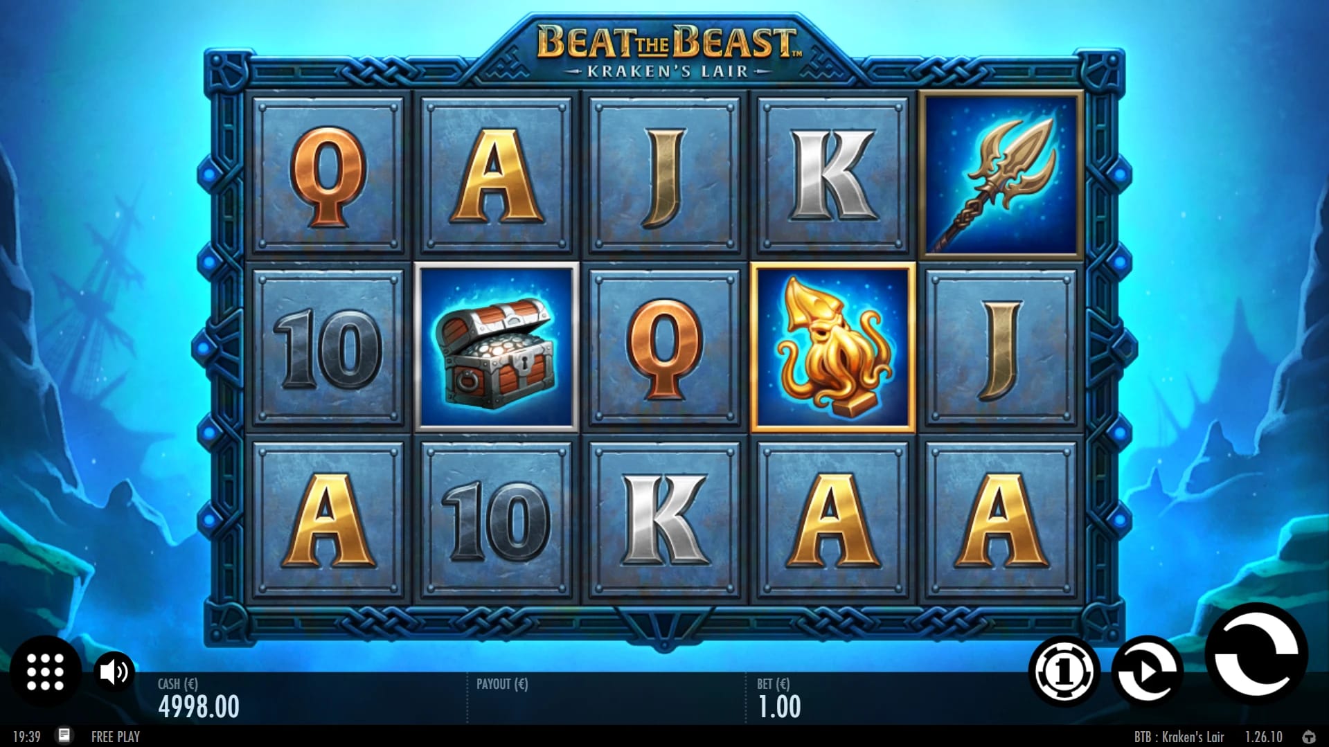 Beat the Beast Kraken's Lair Slot Gameplay