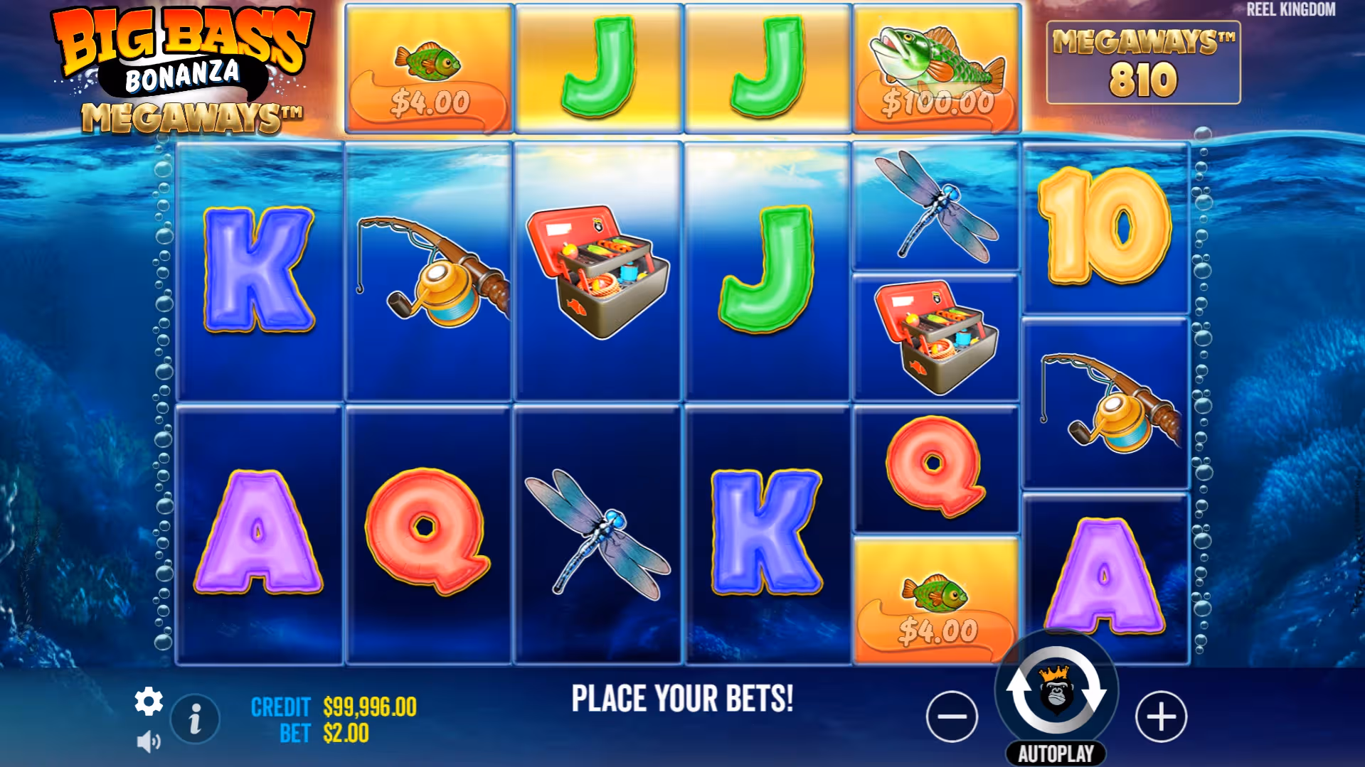 Big Bass Bonanza Megaways Slot Gameplay