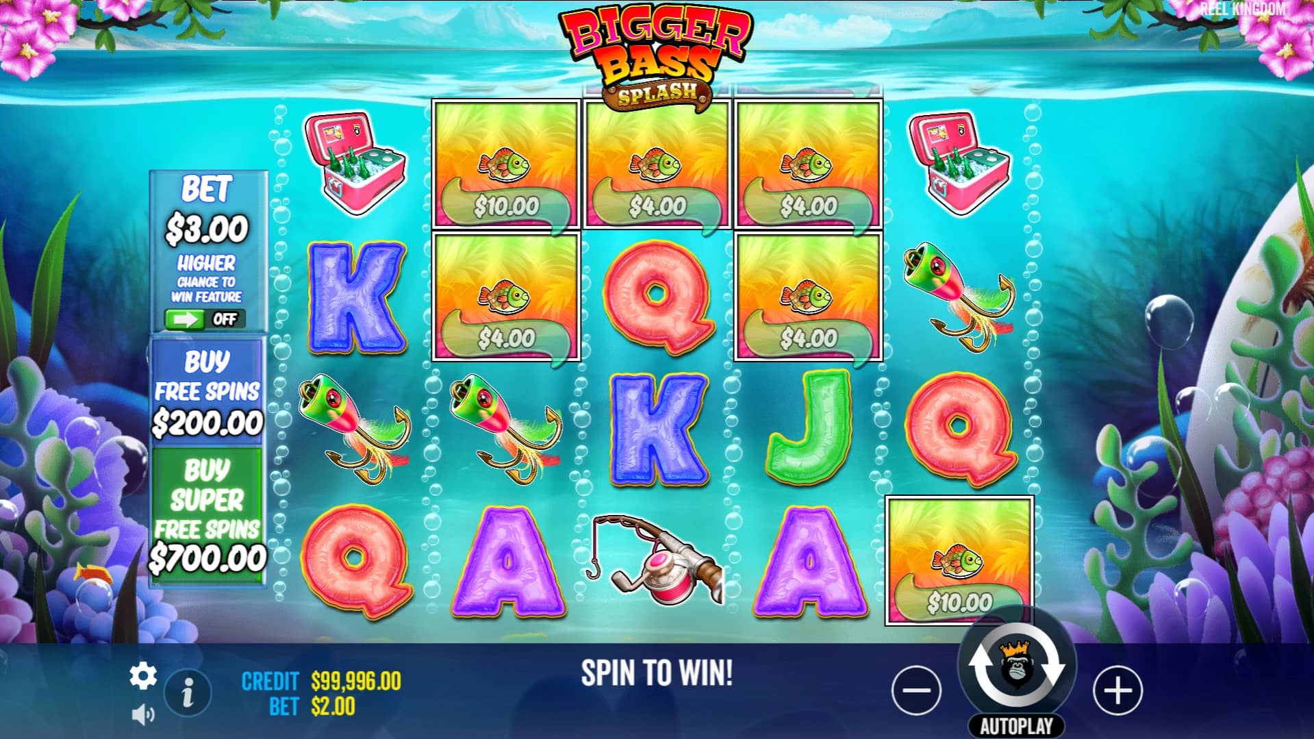 Bigger Bass Splash Slot Gameplay