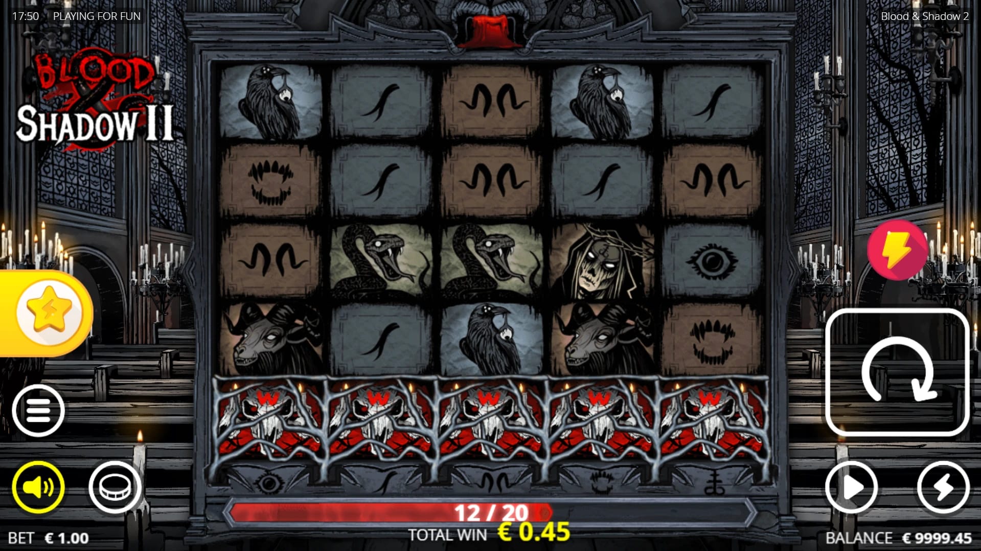 Blood & Shadow II Slot Gameplay