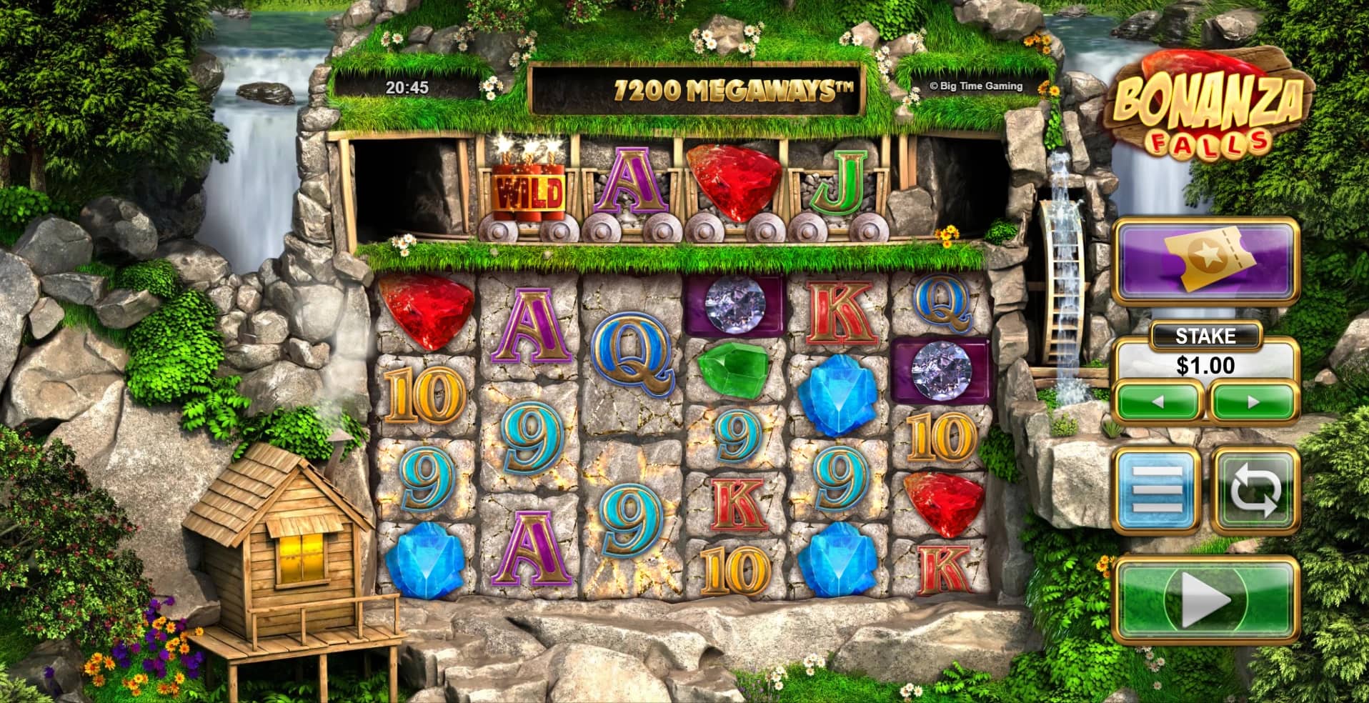 Bonanza Falls Slot Gameplay