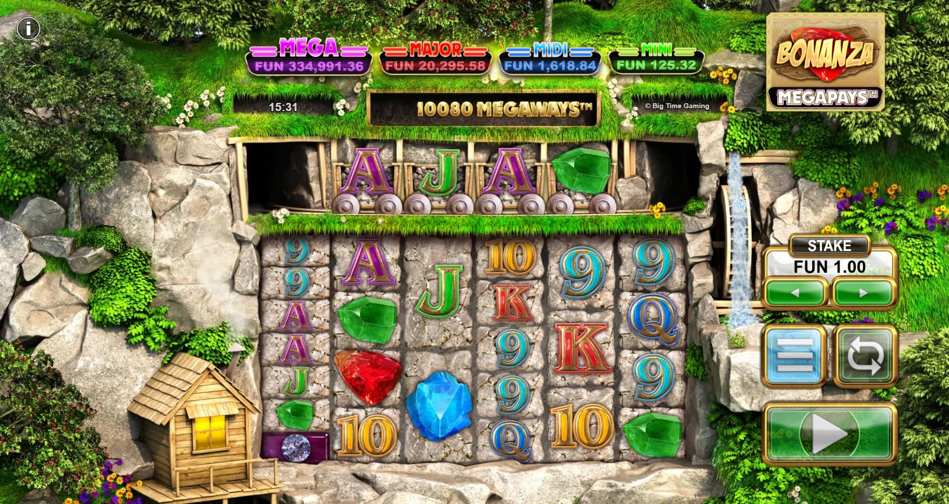 Bonanza Megapays Slot Gameplay