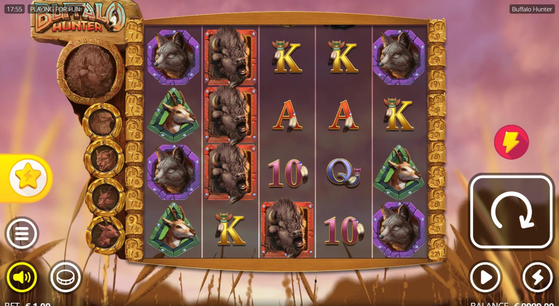 Buffalo Hunter Slot Gameplay